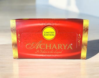 Acharya Limited Edition Incense A Tribute to the Legend Hand-rolled  Incense Sticks Incense For Aromatherapy, Purification, Meditation, Yoga