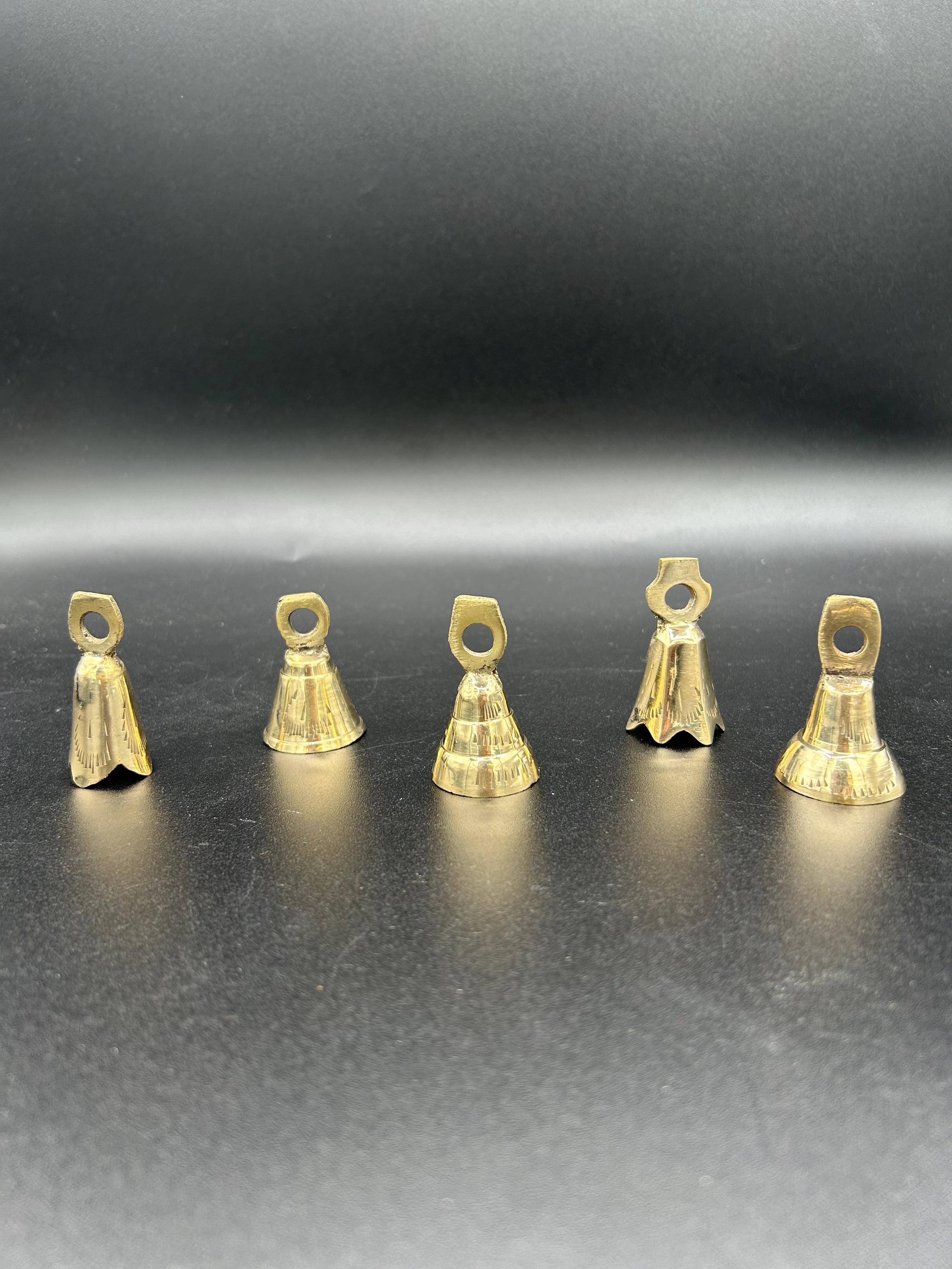 Vintage Five-Element Bell Set - Balance and Harmony for Spiritual Rituals Altar Ceremonies - Balance and Spiritual Growth Set Of Five Bells
