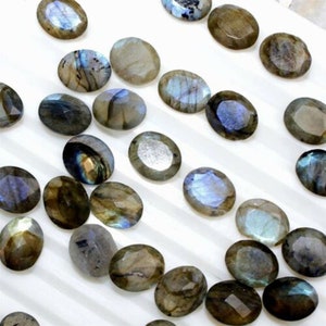 AAA Quality Natural Labradorite 3x5mm- 4x6mm- 5x7mm Oval Faceted Cut Loose Gemstones, Labradorite Loose Gemstones, Gemstones For Jewelry