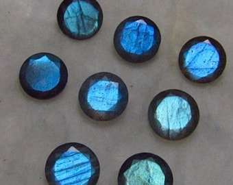 AAA Quality Natural Labradorite 4x4mm- 5mm- 6mm Round Faceted Cut Loose Gemstones, Labradorite Loose Gemstones, Gemstones For Jewelry