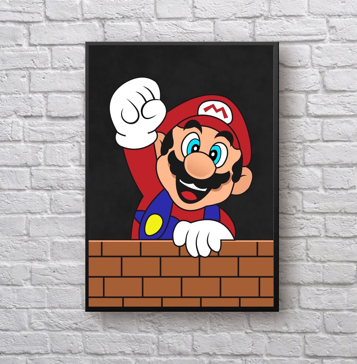 Super Mario Game poster canvas poster mural art poster home Etsy