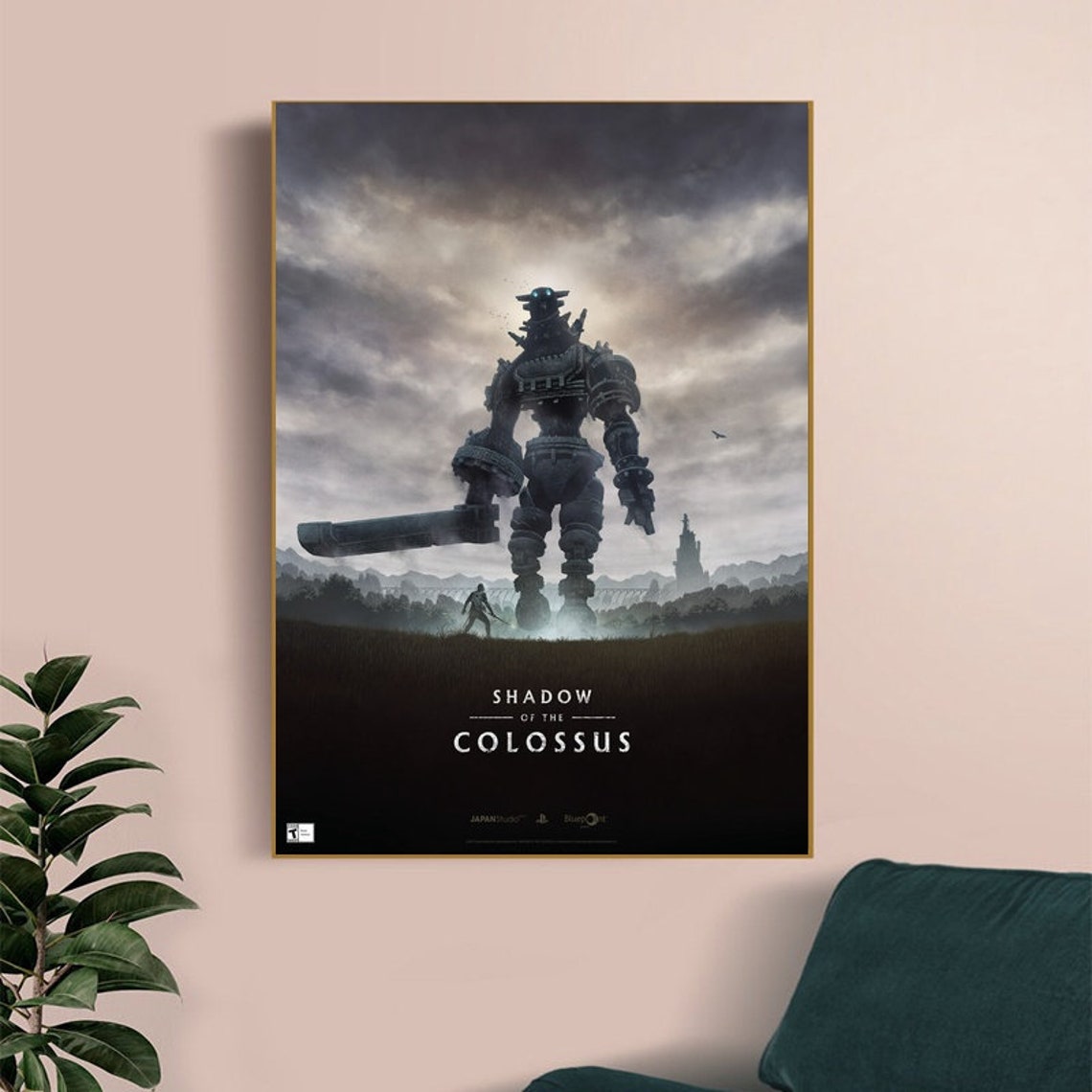 Shadow of the colossus poster cover Game poster canvas poster | Etsy