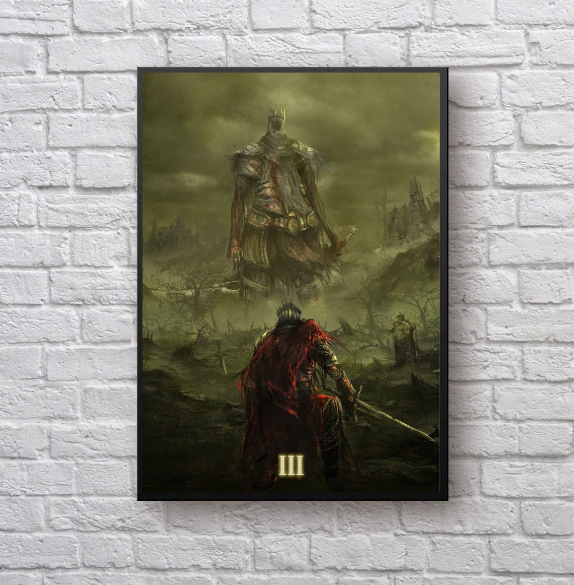 Dark souls 3 poster cover Game poster canvas poster mural | Etsy