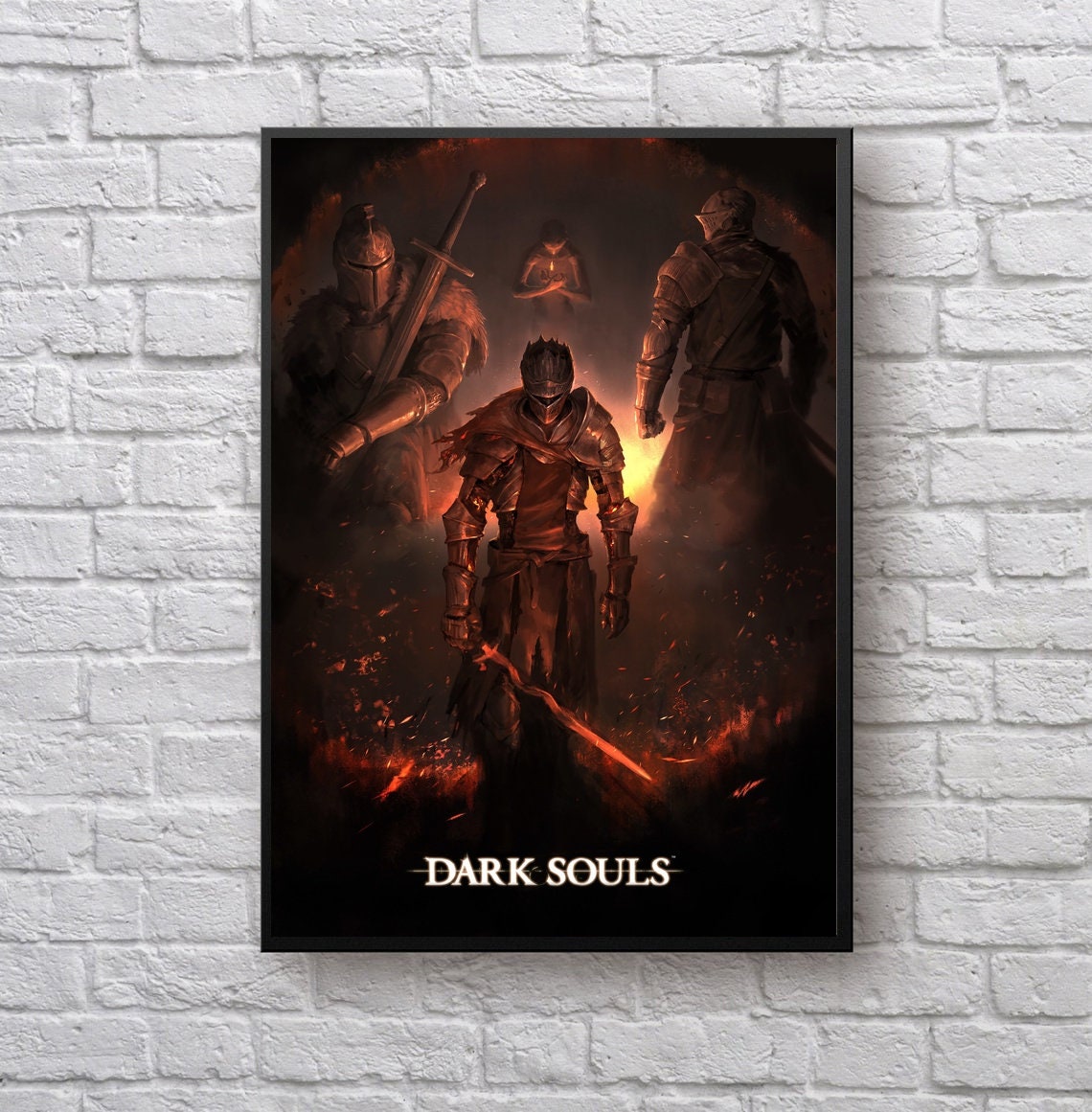 Dark souls 3 арт Poster cover Game poster canvas poster | Etsy