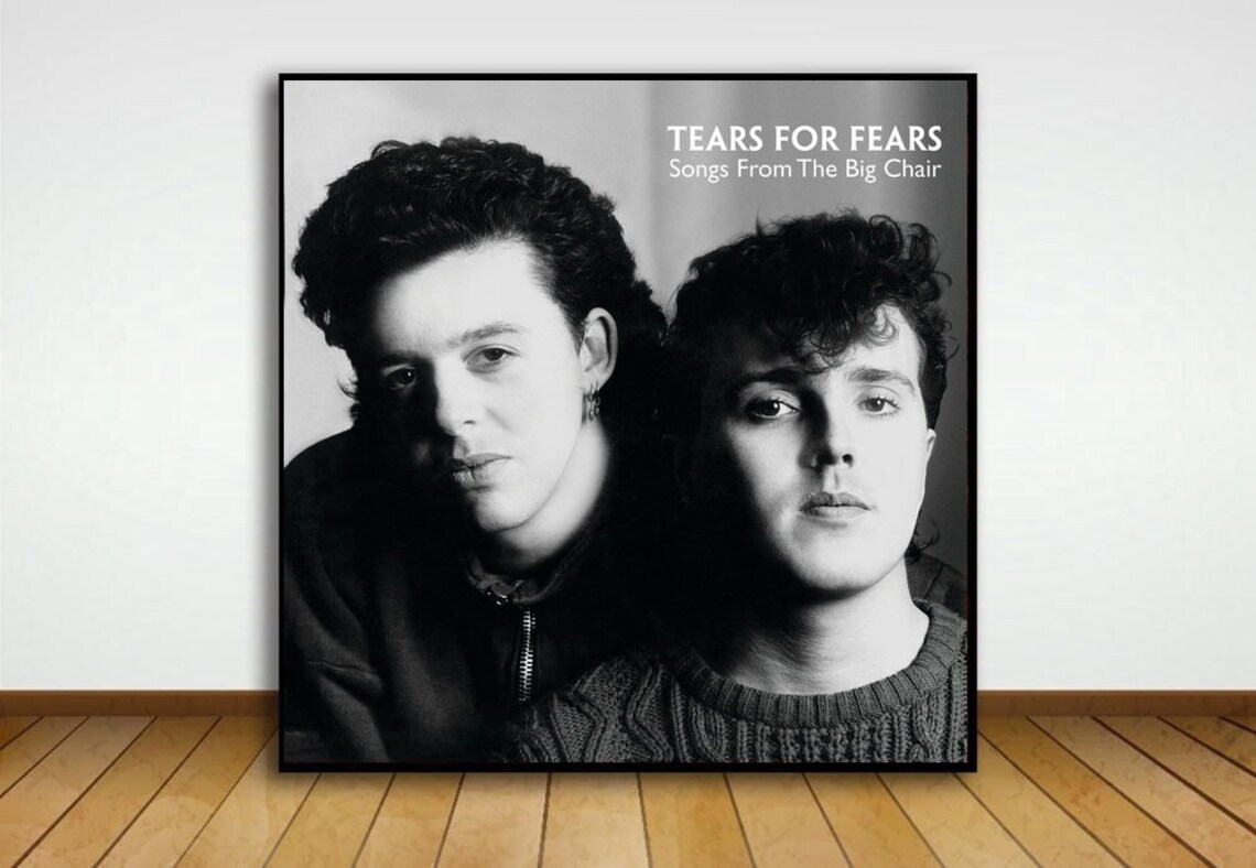 Tears for Fears Songs From the Big Chair Music album cover Etsy