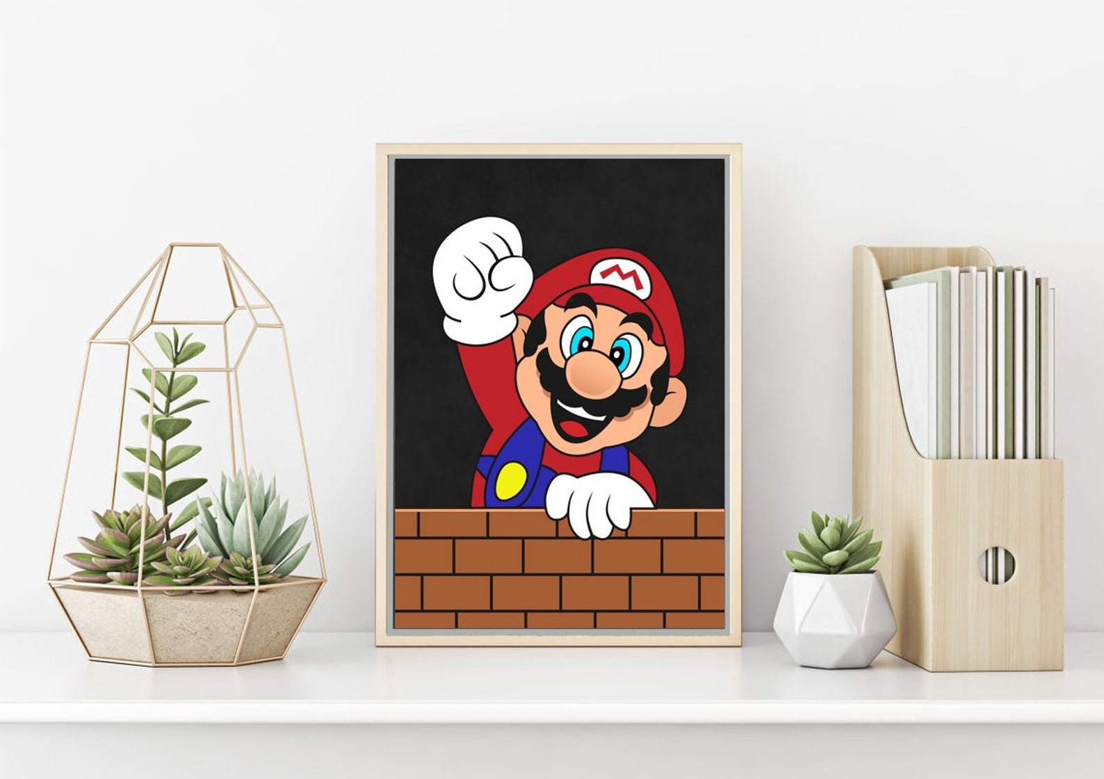 Super Mario Game poster canvas poster mural art poster home Etsy