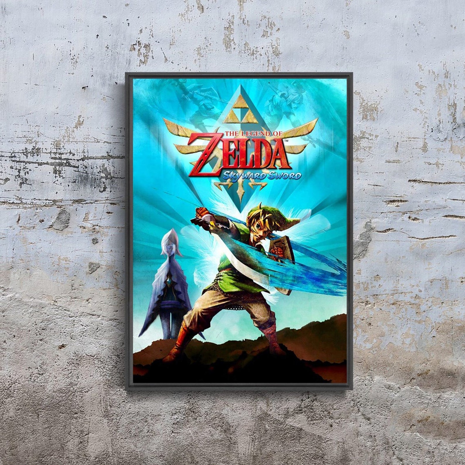 Zelda skyward sword switch Canvas poster wall painting art | Etsy