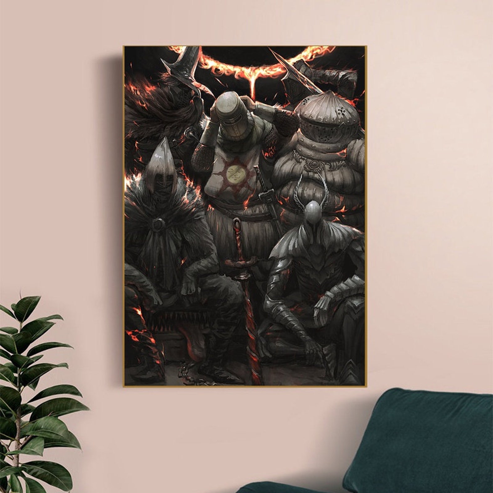 Dark souls 3 video game poster cover Game poster canvas | Etsy