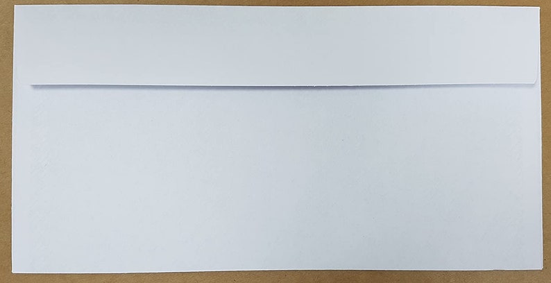 Panmer White Paper DL Envelopes 110mm x 220mm Peel and Seal Packs of 25 image 3