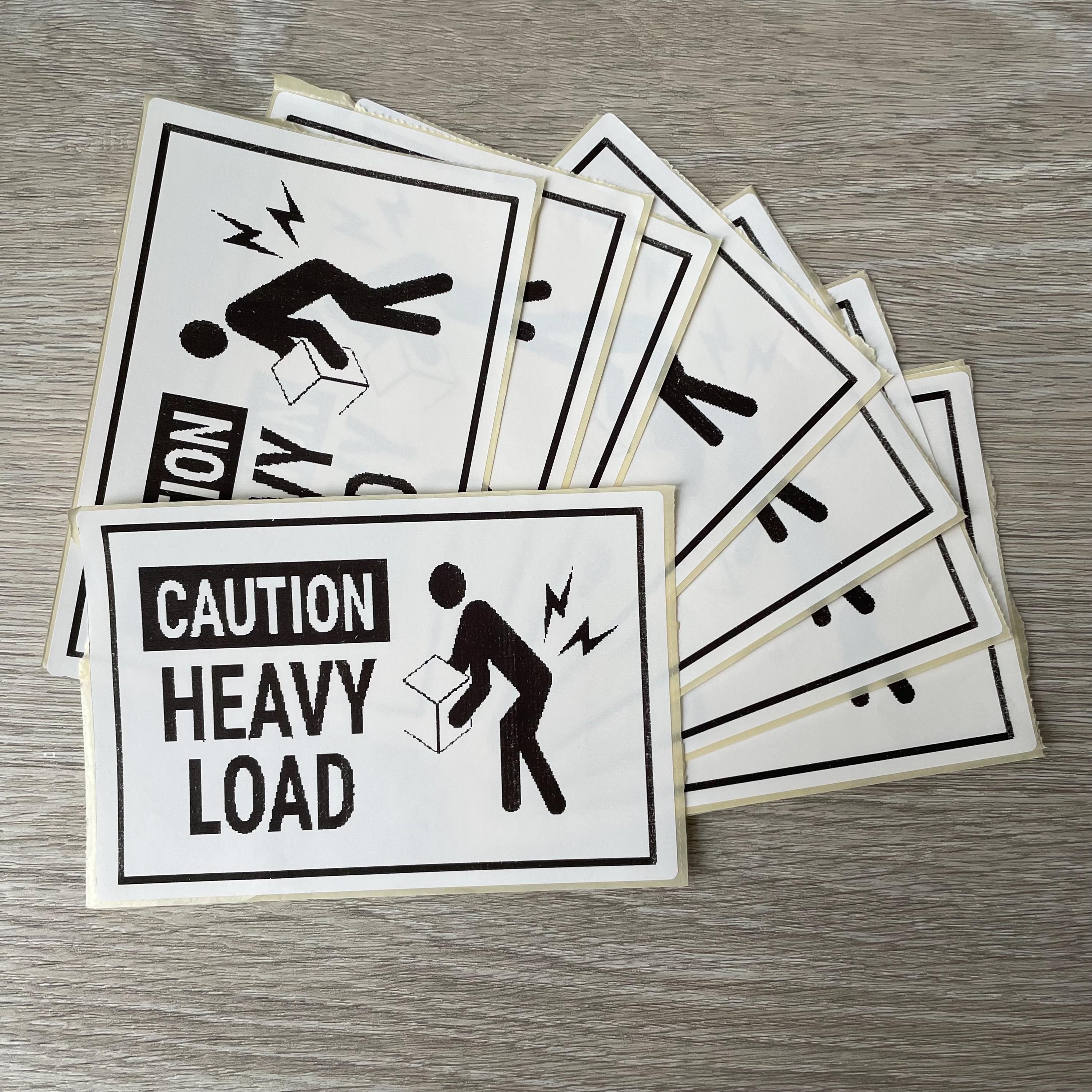 650 Etichette Avvertenza Peso &ndash; Adesivi Per Pacchi E Consegne &ndash; Revay Labels