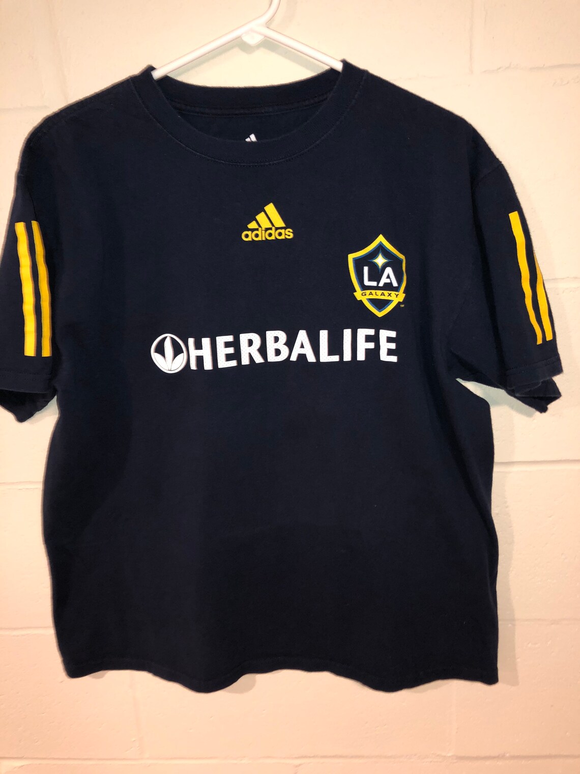 Vintage David Beckham LA Galaxy Shirt MLS Size Medium Etsy