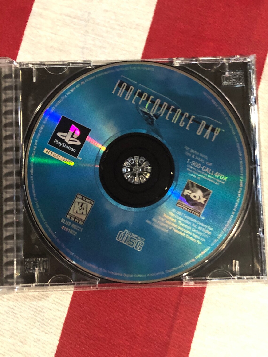 Independence Day Playstation Game PS1 Used Complete | Etsy