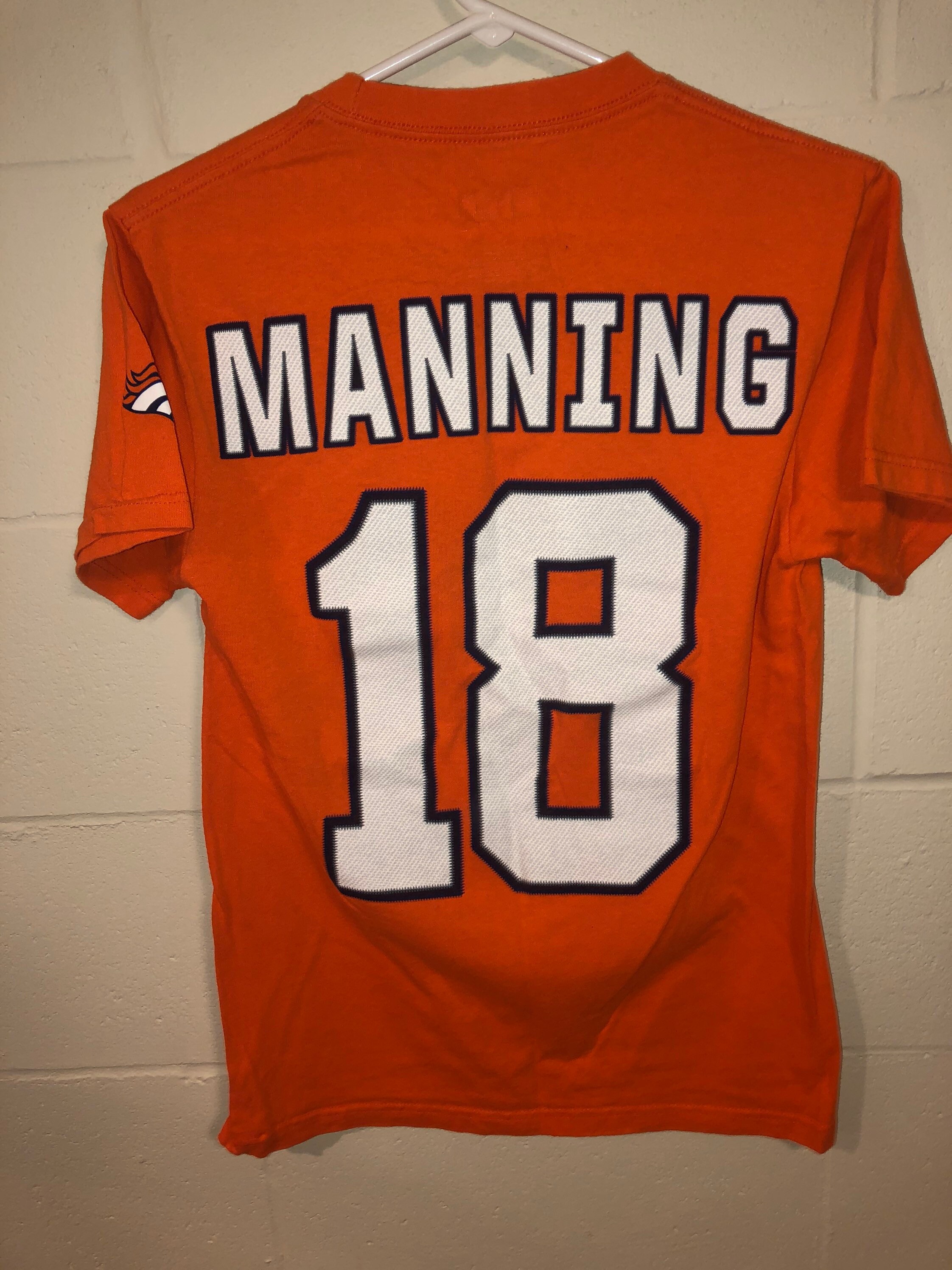 Peyton Manning NFL Broncos 18 TShirt Size S Etsy