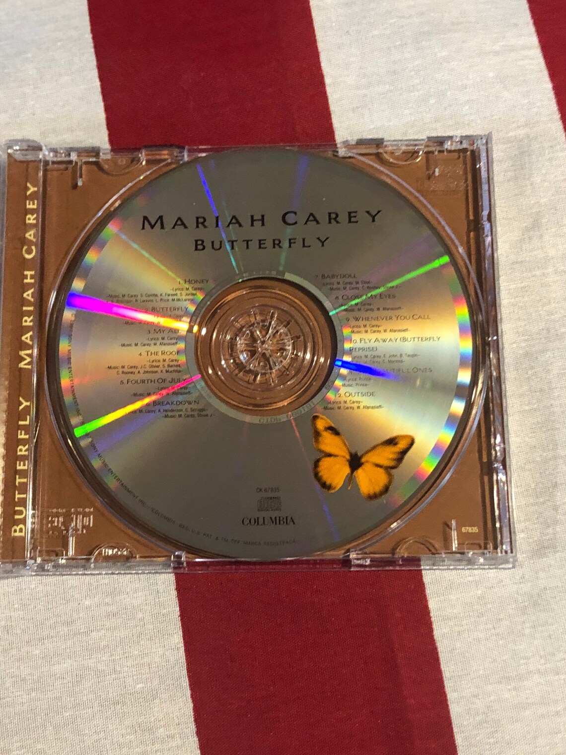 Mariah Carey Butterfly CD columbia Sep1997 Columbia Etsy