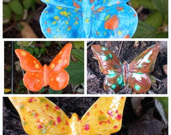 中国 花と蝶の模様の陶器の容器 中国の陶器の蝶の模型の花と草の色の模様 - Etsy 日本