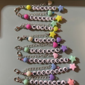 Customizable Kpop Ateez Keychains