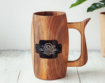 Beer lover gift,Beer stein,Personalized mug,Beer mug,Wood mug,Beer cup,Beer mug personalized,Beer tankard,Wooden beer mug,Wooden tankard