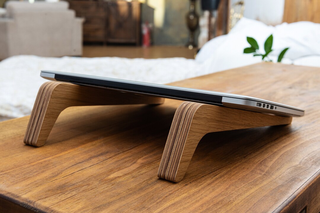 Custom Computer Stand Wooden Laptop Stand,custom Laptop Stand,macbook Stand,laptop Riser ...