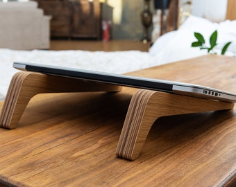 Wooden laptop stand,Custom laptop stand,Macbook stand,Laptop riser,Laptop stand,Lap tray,Laptop holder,Wood laptop stand,Wooden tray