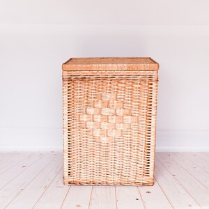 Boho Wäschekorb Gewebter Wäschekorb Korbkorb mit Deckel | Etsy