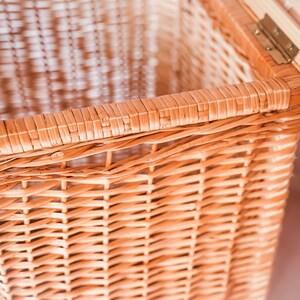 Boho Wäschekorb Gewebter Wäschekorb Korbkorb mit Deckel | Etsy