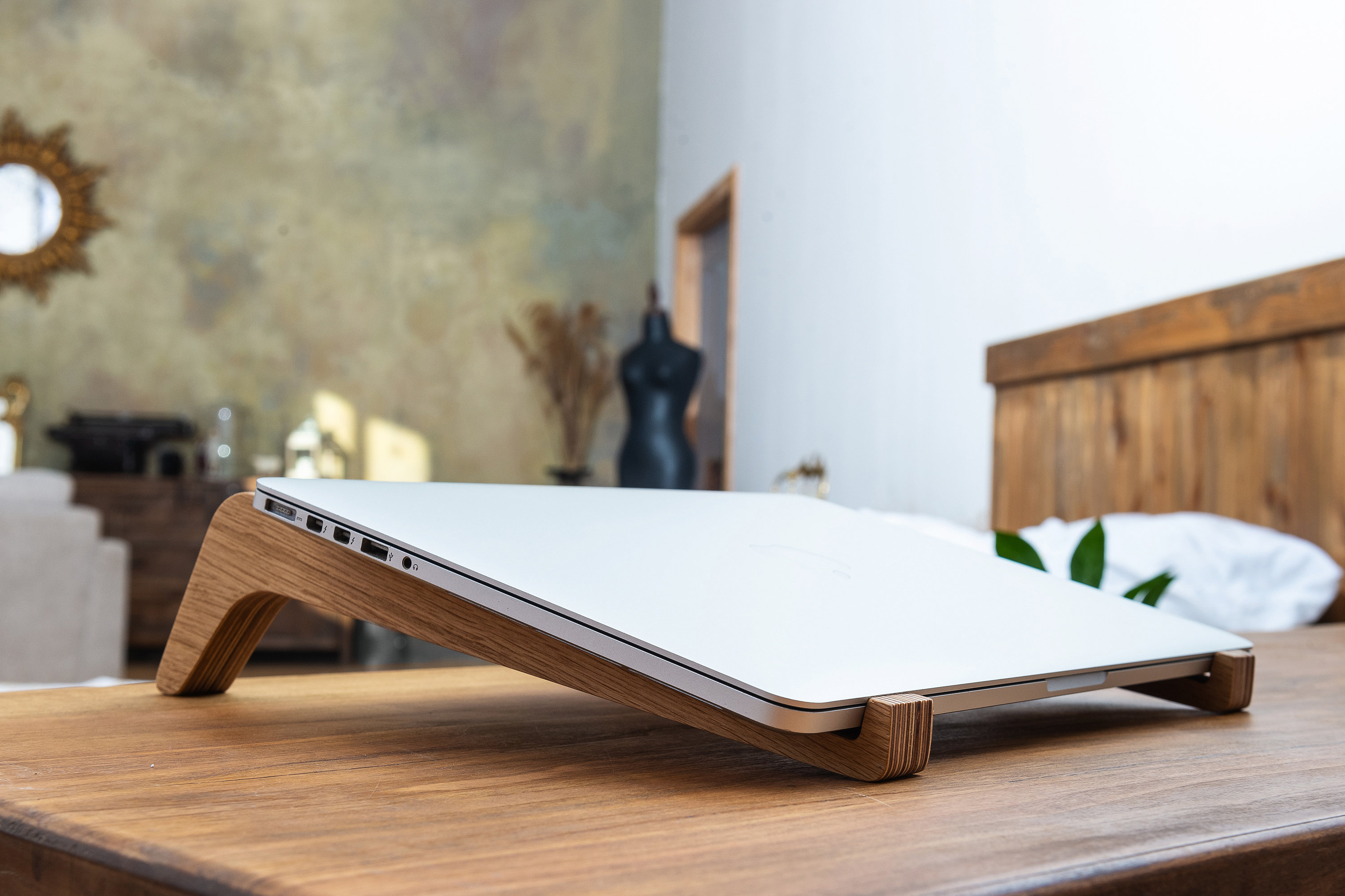Custom Computer Stand Wooden Laptop Stand,custom Laptop Stand,macbook Stand,laptop Riser ...