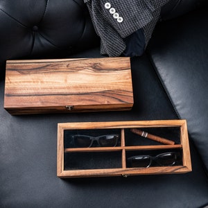 Estojo de óculos de madeira personalizado, Caixa de óculos gravada, Caixa de óculos de madeira, Estojo de óculos de madeira, Caixa de óculos de madeira, Caixa de óculos