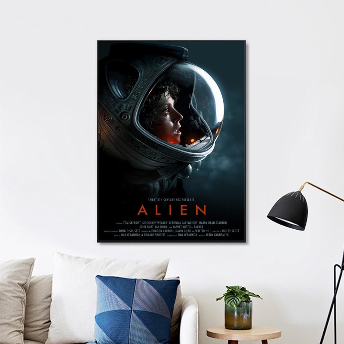 Alien Movie Poster 1979 Vintage Movie Poster Vintage canvas | Etsy