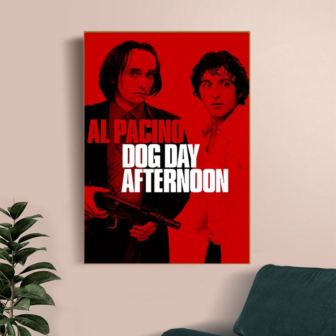 Dog Day Afternoon Movie Poster 1975 Vintage canvas poster | Etsy