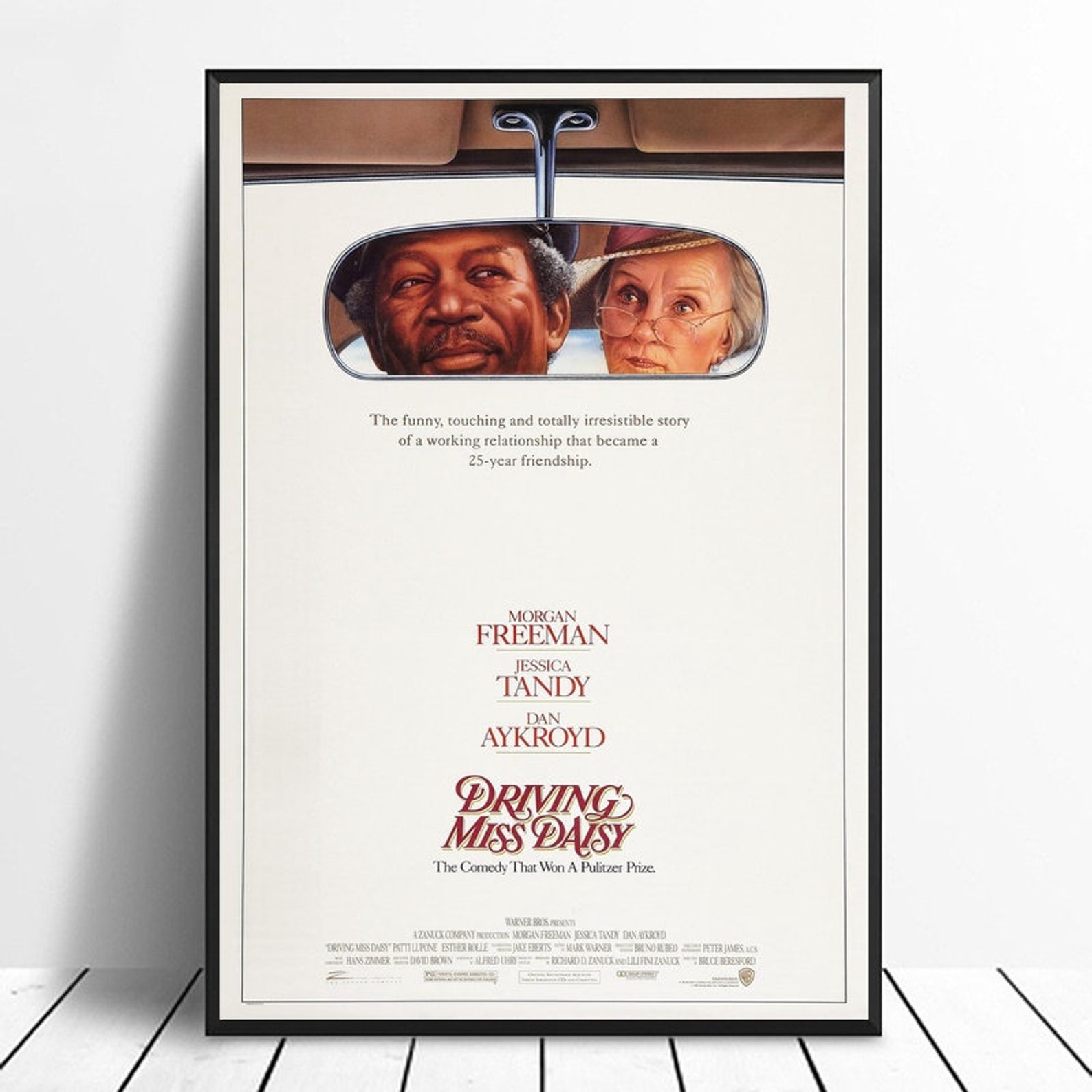 Driving Miss Daisy Movie Poster 1989 Vintage canvas poster Etsy