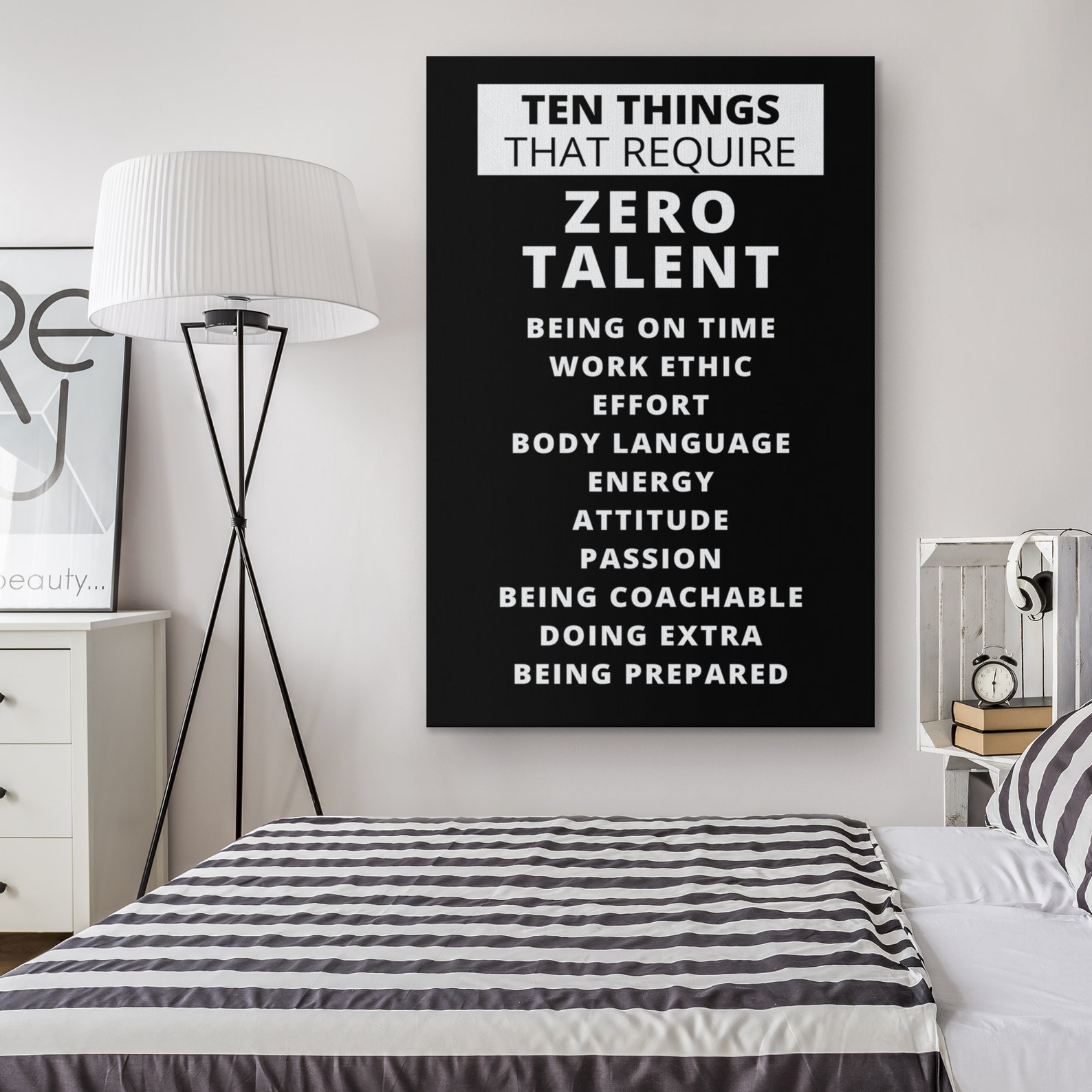 Ten Things That Require Zero Talent Inspiring Quote | Etsy