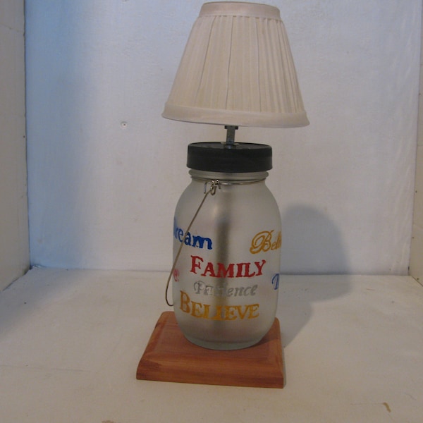 Canning Jar Lamp Etsy