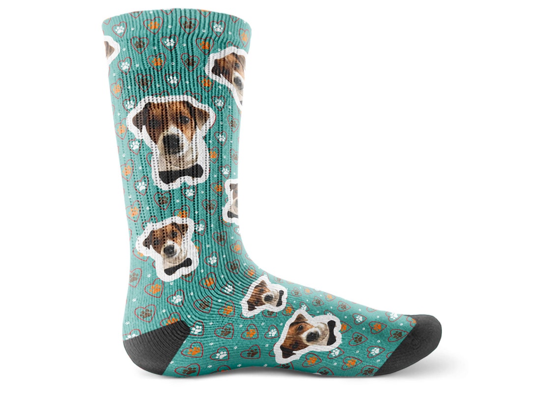 Custom Dog Socks Create Custom Socks With Your Dog's Etsy