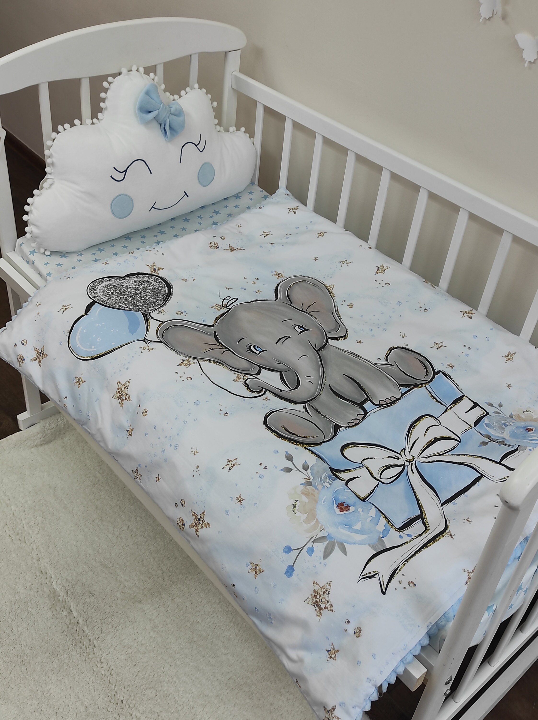 Einschlafhilfe Kissen Für Babys - Elektrisches Patschen Kissen Mit Fernbedienung 68x25cm