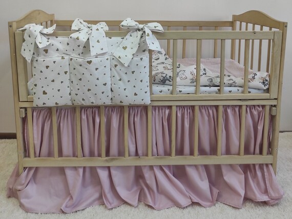 Kinderbett-Aufbewahrungskorb, Babybett-Tasche | Tragbarer Kinderbett- Organizer, Windel- Und Kinderzimmer-Nachttischtasche | Mehrzweck-Organisationstasche Für Babybettwäsche Mit 2 Taschen Für Windel Un