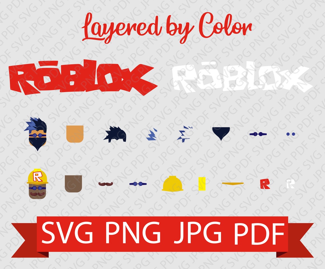 Download Roblox SVG Bundle Faces Characters Squad Team Logos | Etsy