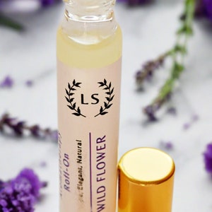 Natural Aromatherapy Perfume Roll-on with Therapeutic Essential Oils