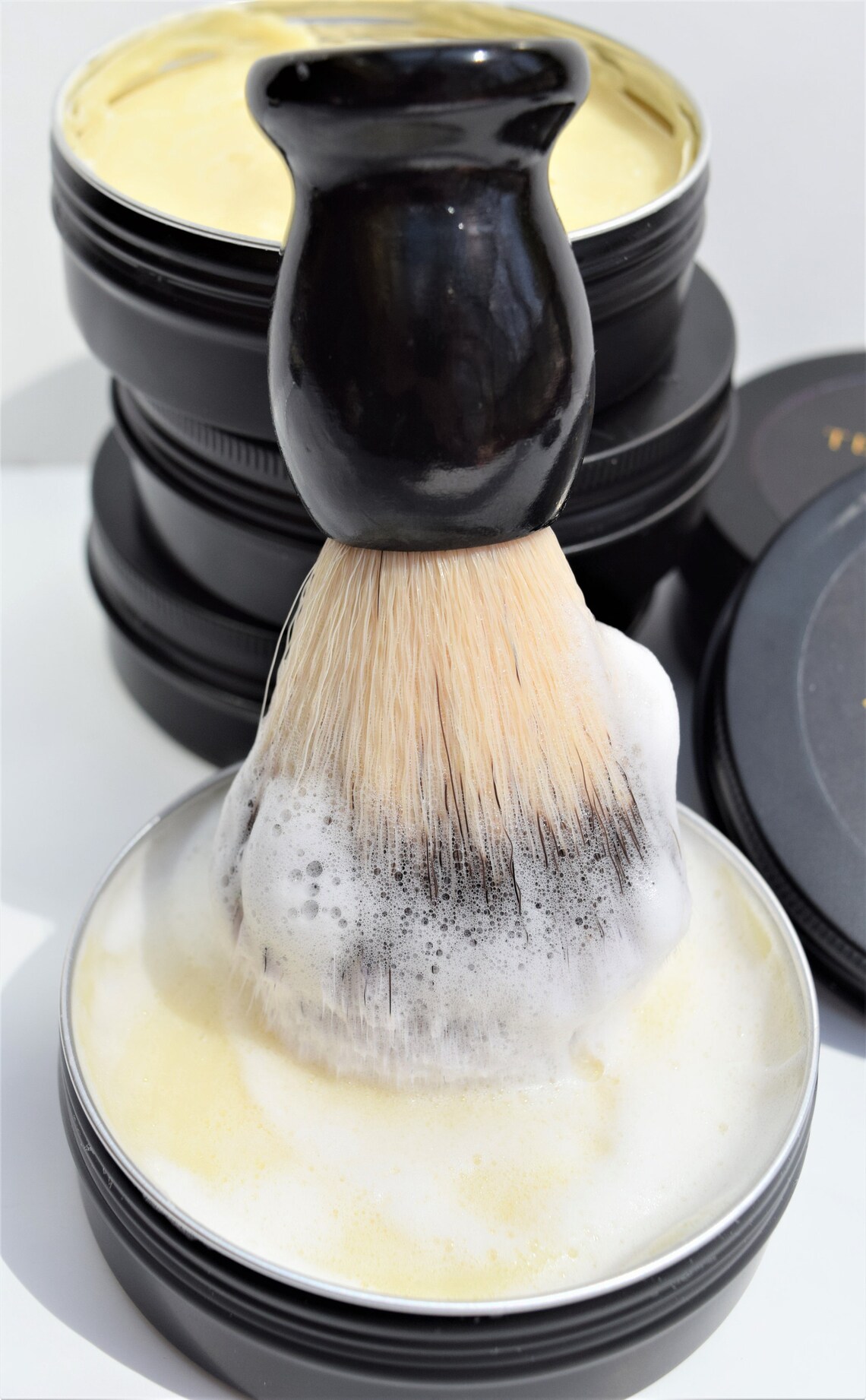 Shaving Soap rusticnatural Old Fashioned Vegan Shaving Soap Etsy