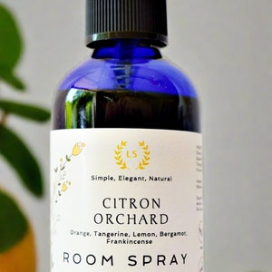 Room Spray Air Freshener |  Citrus, Holiday Cheer, Gingerbread, Peppermint, Potpourri