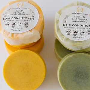 Hair Conditioner Bar Vegan & Zero-Waste