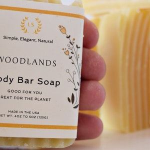 Woodlands Soap Body Bar - Earthy Tranquility