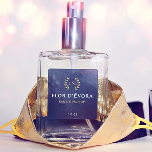 Eau de Parfum Flor D&#39;Évora - Rosewood, Lily, Amber, Sandalwood for Sensual Floral Long Lasting Aromas