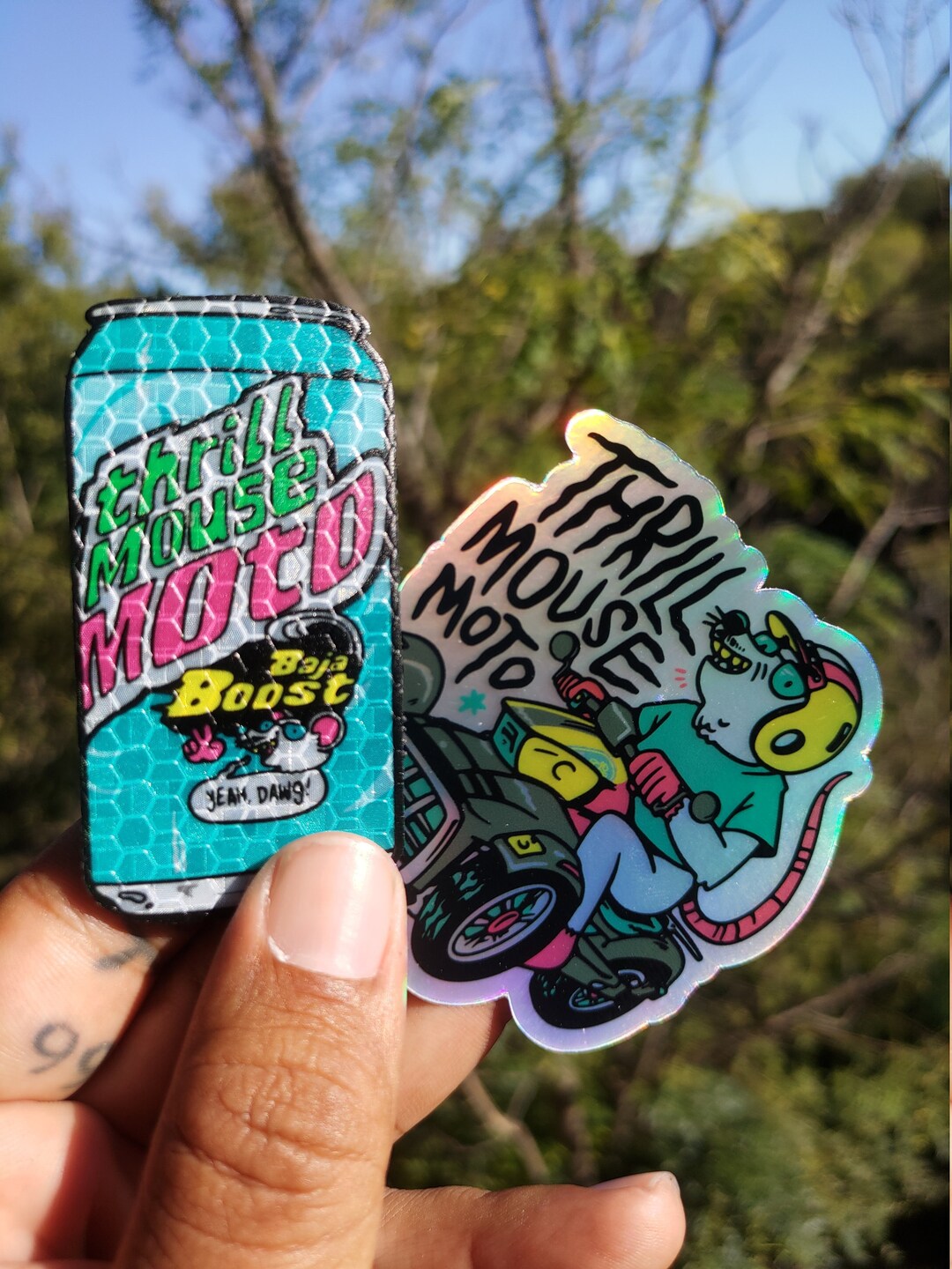 Baja Boost Reflective Patch and Logo Sticker - Etsy