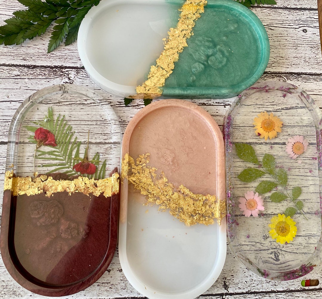 Resin Trinket Trays Etsy