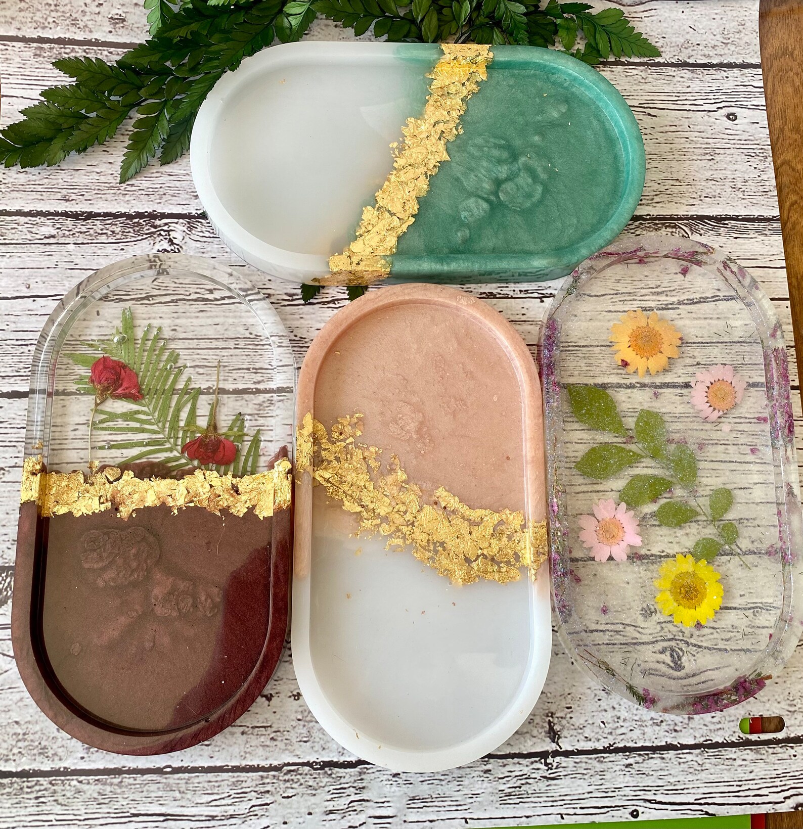 Resin Trinket Trays Etsy