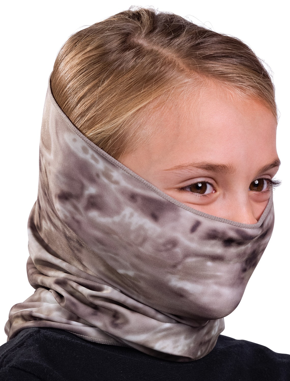 Kids Neck Gaiter in Six Sizes XS 2XL Cooling UPF 50 Sun Protection