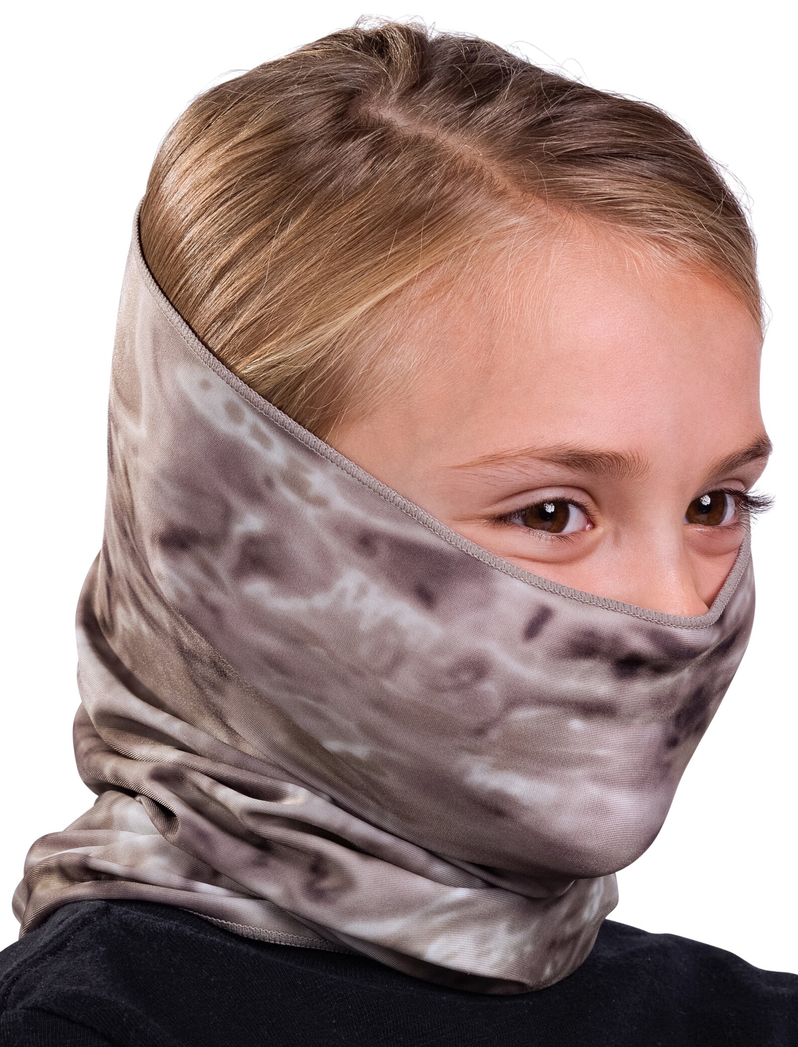 Kids Neck Gaiter in Six Sizes XS 2XL Cooling UPF 50 Sun Protection