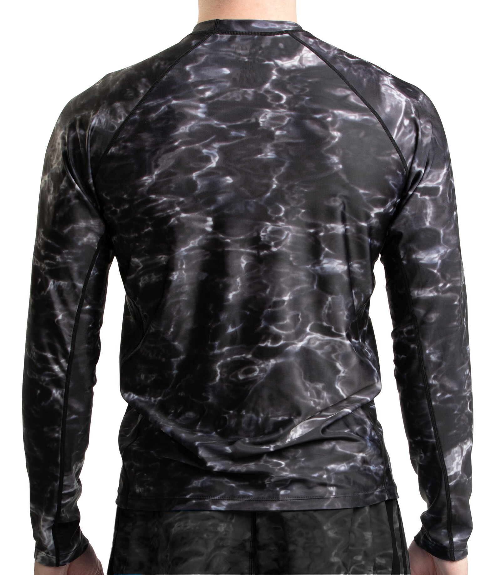 Mens Long Sleeve UV Rash Guard Camo Swim Shirt: UPF 50+ Long Sleeve ...
