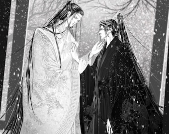 Descarga digital - Ilustración de Lan Wangji & Wei Wuxian