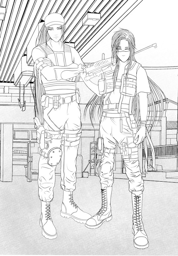 11-page Set of Colouring Pages Mo Dao Zu Shi Wei (Download Now) 